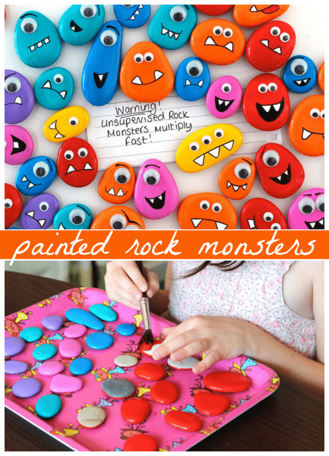 rock-painting-monsters-for-kids