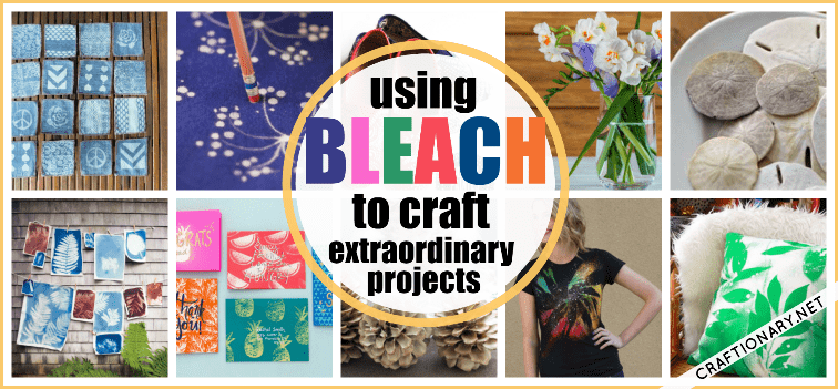Using bleach to craft projects that are extraordinary and stylish