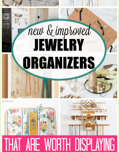 New jewelry organizers and DIY jewelry organization ideas