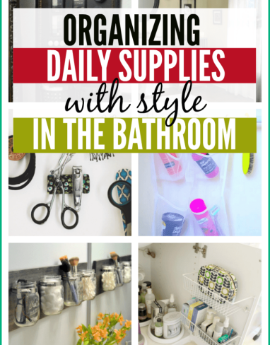 20 Bathroom organization ideas for daily essentials and items