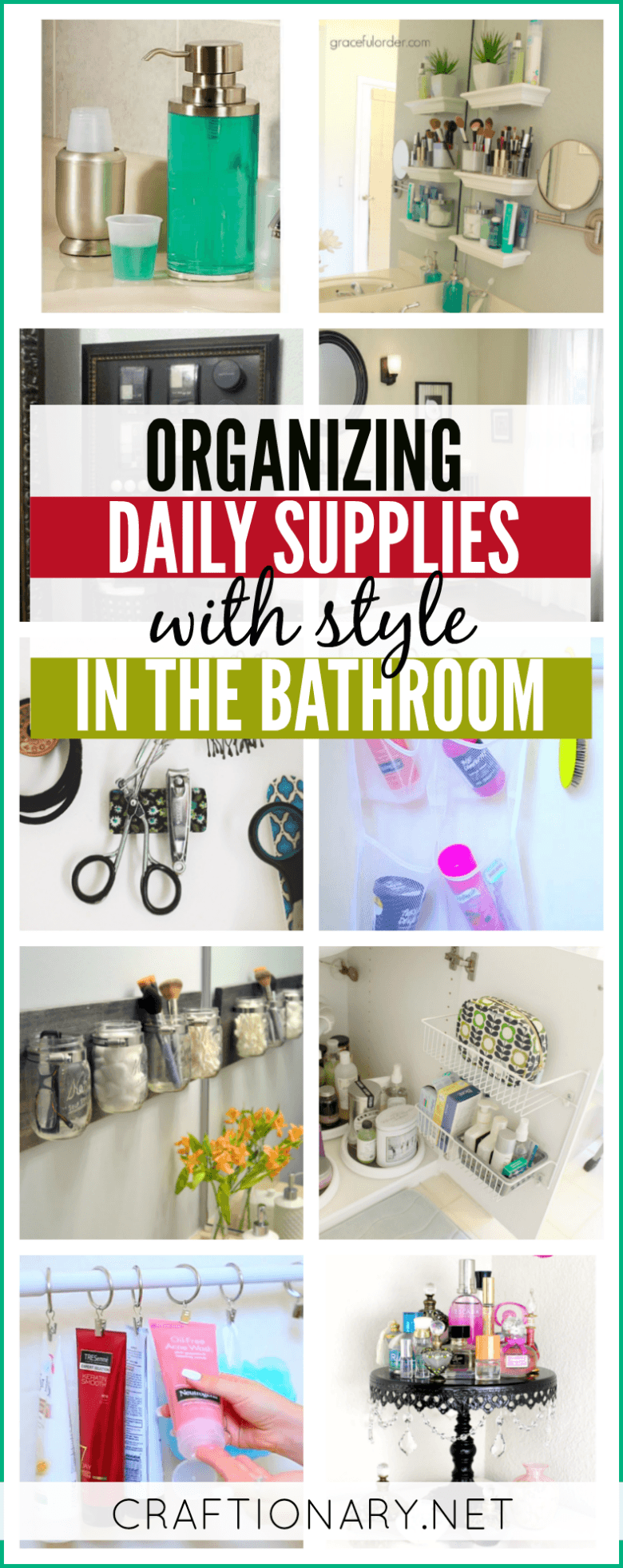 20 Bathroom organization ideas for daily essentials and items - Craftionary