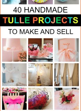 40 DIY tulle fabric projects to make and sell from home