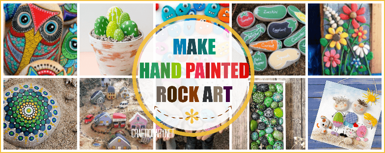 Rock-painting-stone-art-ideas #pebblesart #paintedrocks