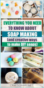 DIY soap making techniques and instructions about cold process along with tutorials to make DIY soaps