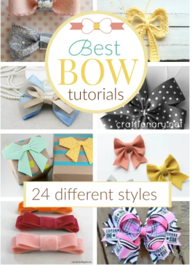 25 Best bow tutorials – learn to make stylish bows