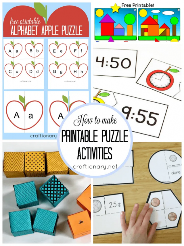 Fun DIY Puzzle Piece Craft Ideas (for kids & adults!)