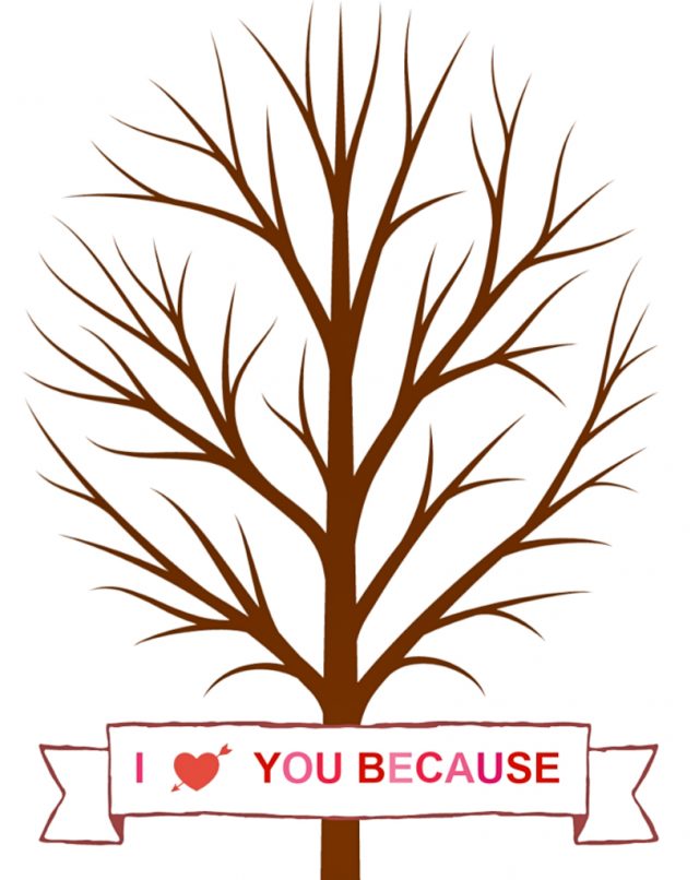 valentine tree free printable