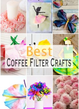 40 Best coffee filter crafts projects