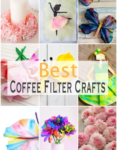 40 Best coffee filter crafts projects