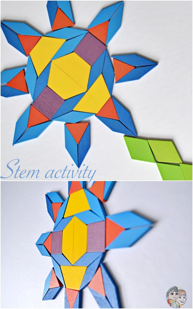 Flower pattern stem activity for kids