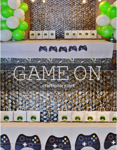 Game On | Video Game Birthday Party with printables
