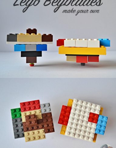 LEGO beyblades make with Lego at home | Let it rip!