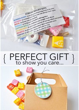 DIY Stress Relief Gifts – Stress Relief kits with printable
