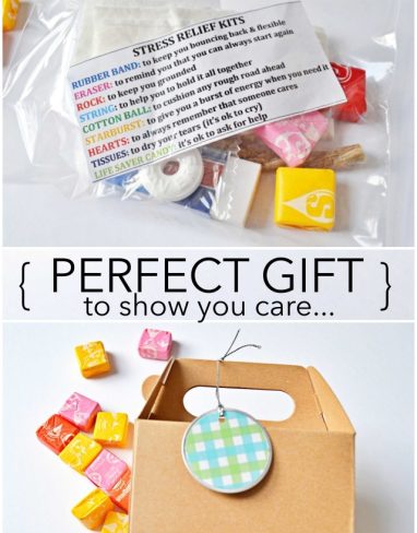 DIY Stress Relief Gifts – Stress Relief Kits with Free Printable