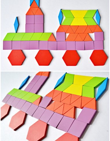 Tangram Train – Tangram Puzzles for kids