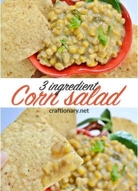 The best corn recipe | 3 ingredient salad with nachos