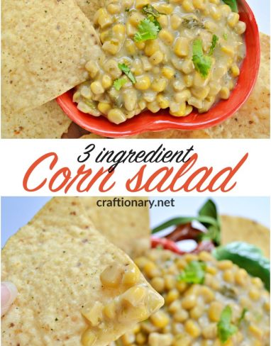 The best corn recipe | 3 ingredient salad with nachos