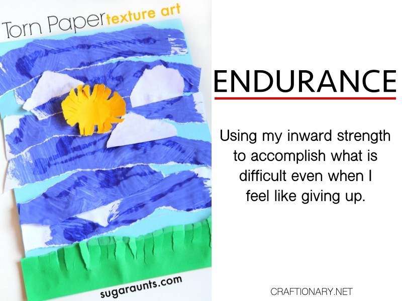 endurance-torn-paper-process-art-kids-texture-sky-and-sun-craftionary