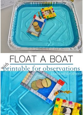 Floating boat kids science experiment (Stem Activity)