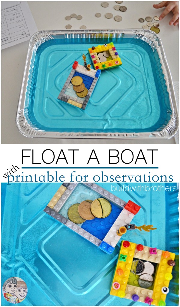 Floating boat kids science experiment (Stem Activity) Craftionary