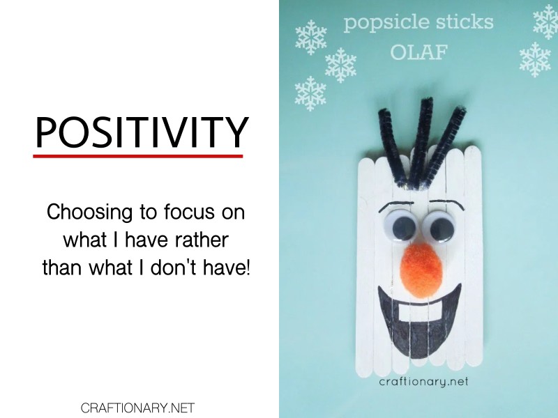 positivity-popsicle-sticks-olaf-snoman-character-trait-crafts-activities