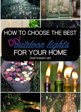 DIY outdoor lights simple and easy ideas for homes