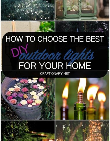 DIY outdoor lights simple and easy ideas for homes
