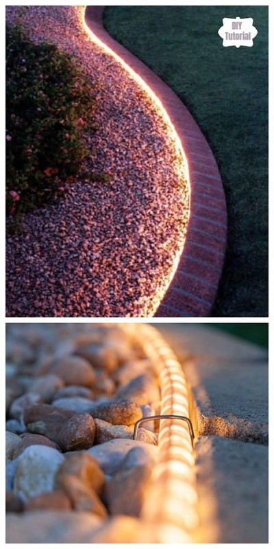 diy-outdoor-lights-using-rope-lights-seedbeds-pathways
