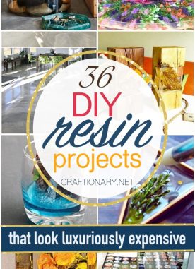 36 Crafts: Epoxy Resin Projects DIY that Look Expensive