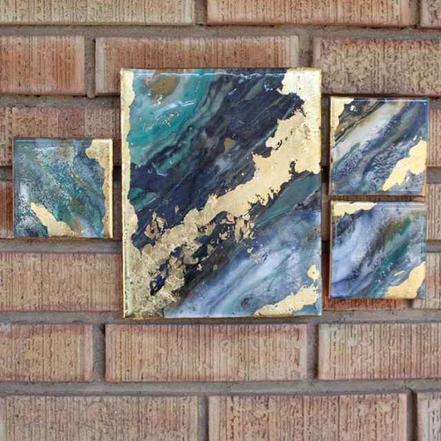 resin-crafts-poured-envirotex-lite-resin-canvas-gold-leaf