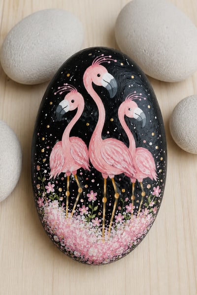 painted-flamingoes-rock-art