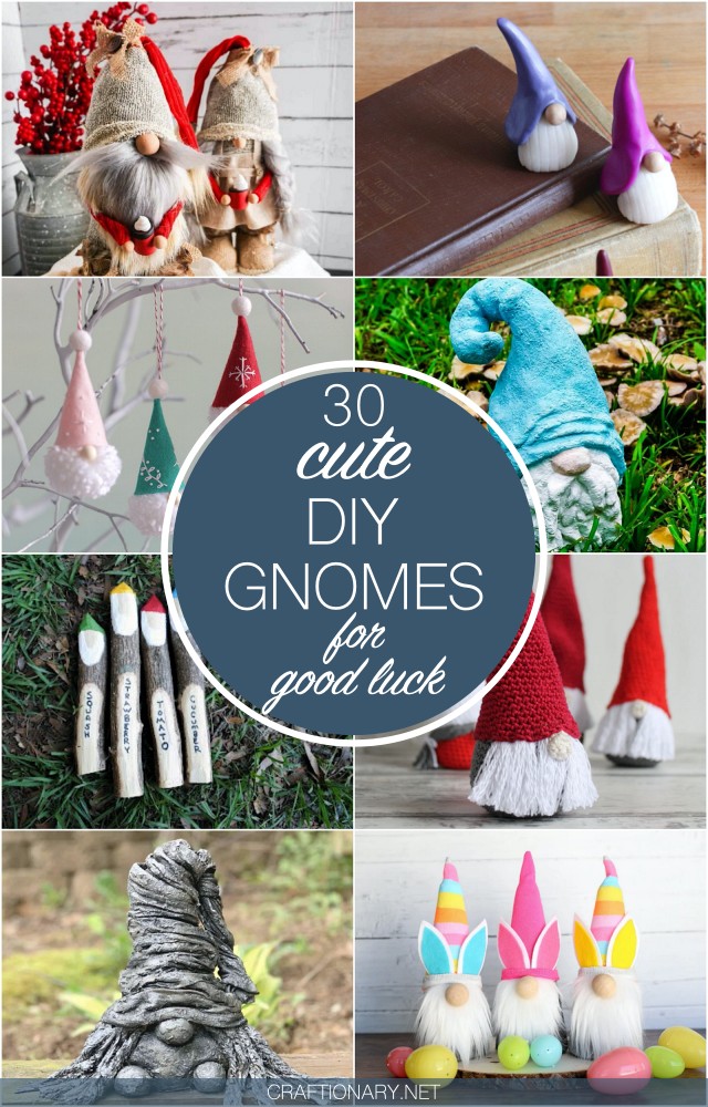 DIY Santa Gnome (Using a Mop Head) - Single Girl's DIY