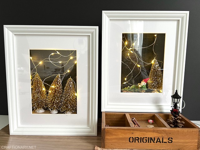 lighted-winter-gnome-gold-black-christmas-tree-night-decor