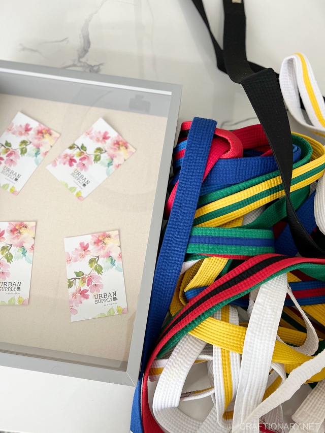 Taekwondo online belts display
