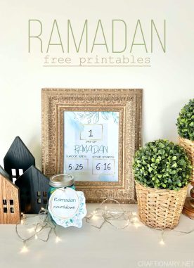 Free Ramadan Printables for kids and home decor