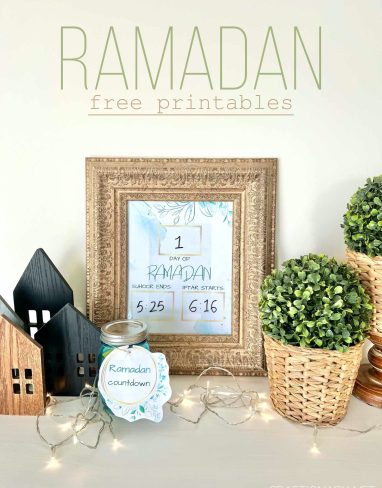 Free Ramadan Printables for kids and home decor