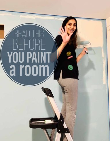 How to paint a room wall perfect the first time?
