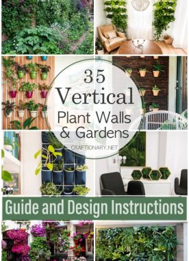 35 Vertical plant walls and gardens with design instructions