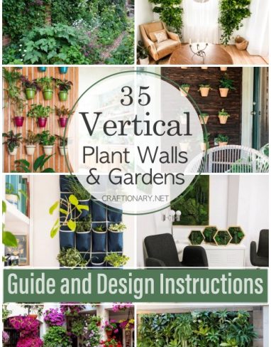 35 Vertical plant walls and gardens with design instructions