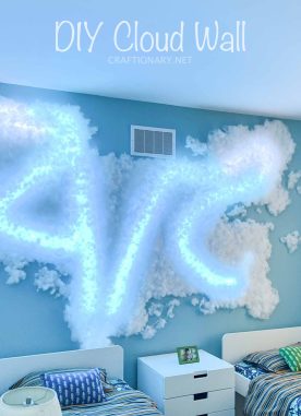 How to make led cloud wall light that changes color