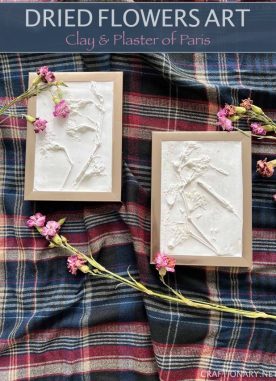 How to Make Bas-Relief Sculpture Dried Flowers Casting Art
