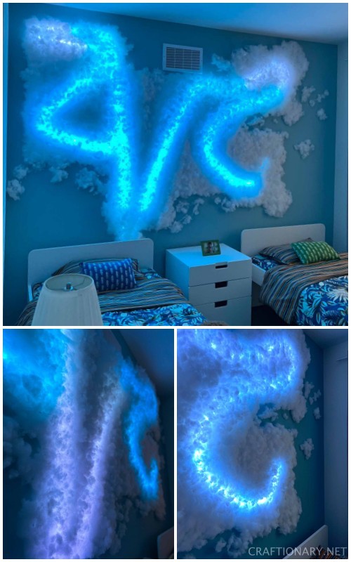 night cloud wall