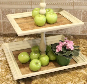 frames to tiered tray