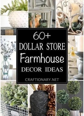 60 Best Dollar Store DIY Farmhouse Decor Ideas