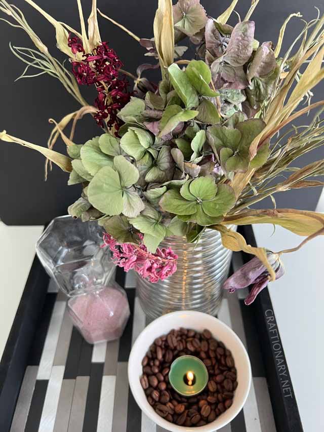 dry floral arrangement