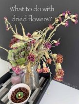what to do with dried flowers