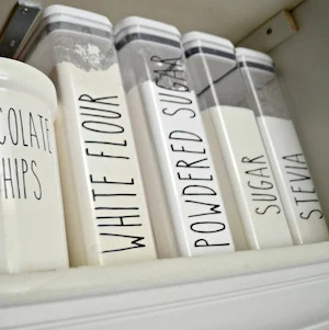 easy pantry labels