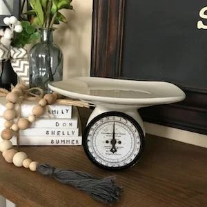 mini farmhouse dollar store scale