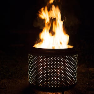 Upcycled metal Fire pit