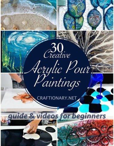 30 Creative Acrylic Pour Painting Ideas with videos
